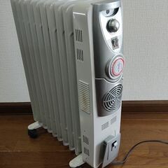 ベルソス ファン付 オイルヒーター暖房器具 10枚ストレートフィン VS-3514FHの画像