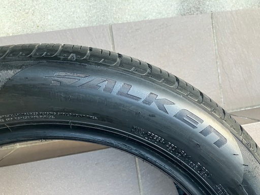 【新車外し】スバル クロストレック 
純正タイヤ ファルケンZIEX ZE001A A/S　 225/55R18 98V 4本セット 