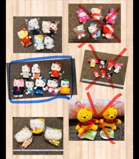 ハローキティ マイメロディ プー ぬいぐるみ 42体 まとめ売り