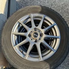 185/65/15 DUNLOP スタッドレス　アルミ付きの画像