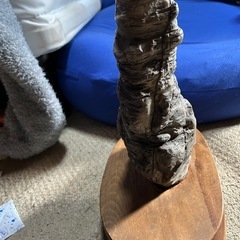 レトロ　石　置物　オブジェの画像
