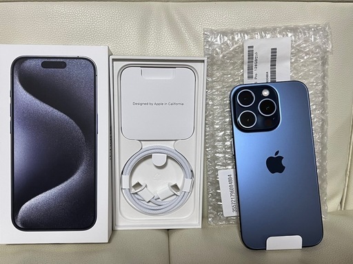 iPhone 15 Pro 128GB ブルーチタニウム SIMフリー Apple iPhone 15 Pro