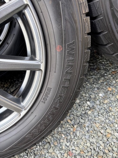 スタッドレス195 65R15　ホイール付き　4本　ダンロップ　ウィンターマックス　2019年製