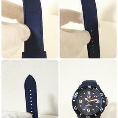 美品 電池交換済 ICE WATCH 腕時計 ダークブルーの画像