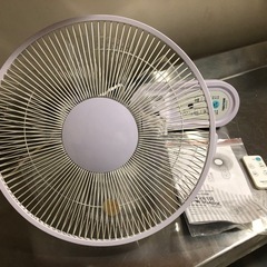 壁掛け扇風機（TEKNOS  6枚羽根）K1-W281R