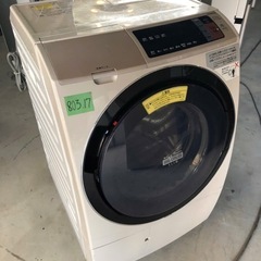 NO 803 ?福岡市内配送設置無料✨? ドラム式洗濯乾燥機 11kg 左 BD-SV110A シャンパン ホワイト 