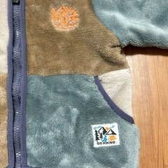 〔美品〕90 ビームスミニ　フリース　ジャケット　マルチカラーの画像