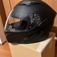 jiekai jk-902 フルフェイスヘルメットマットブラックバイクの画像