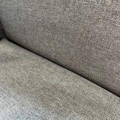 1人〜2人掛けソファー　グレーの画像