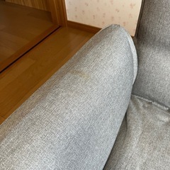 1人〜2人掛けソファー　グレーの画像