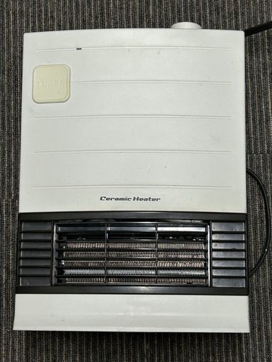 ユアサ セラミックファンヒーター　YA-S1260R(WH)