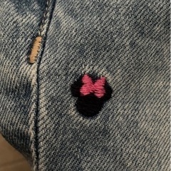 100㎝ ミニー柄デニムの画像
