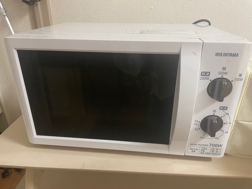 再度投稿です！！アイリスオーヤマ電子レンジ