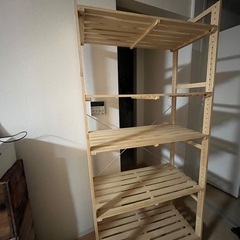 ニトリ　パイン材　棚
