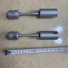間接照明機器長さ19㌢2本セットシルバー