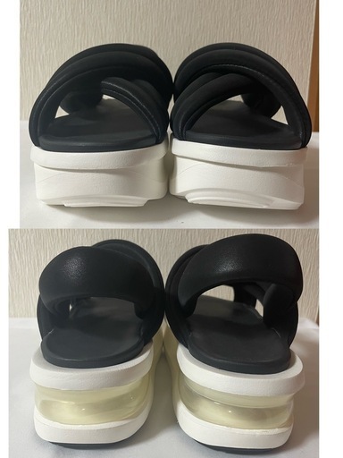 【超美品】NIKE エアマックス アイラ 24cm（23.5でも歩けます♪） 厚底　サンダル スポーツ ナイキ