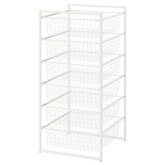 IKEA JONAXEL ヨナクセル　収納　　棚　ラック　バスケ...