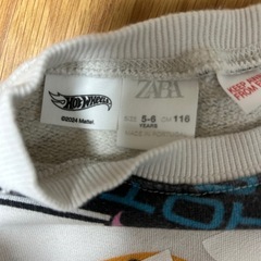 【差し上げます】zaraのスウェットセットアップ5-6y/116cmの画像
