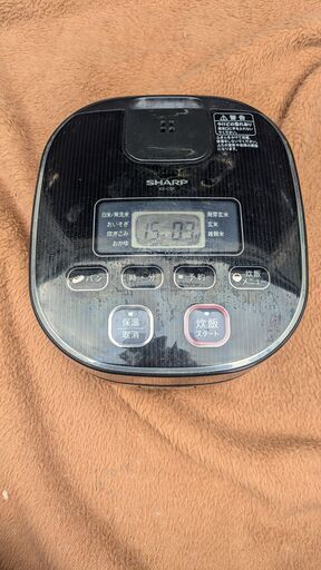 SHARP/シャープ 炊飯器 3合炊き 一人暮らし ジャー キッチン 家電 本体加熱確認 【KS-C5K】