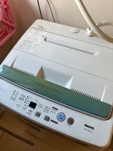 ASW-60BP SANYO 縦型洗濯機 2010年製