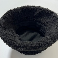 ★お取引決定★ボア バケットハット黒の画像