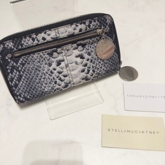 破格ステラマッカートニーパイソンデザイン長財布