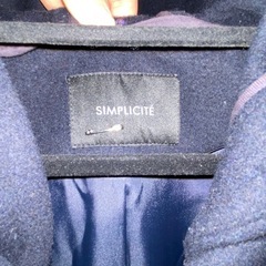 simplisite  コート サイズMの画像