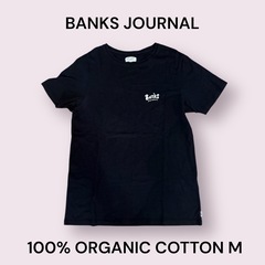 Banks Journal Tシャツ M 100%オーガニックコ...