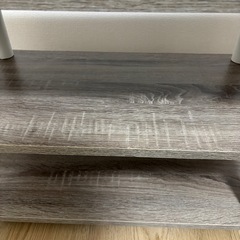 【美品】テレビ台　グレーの画像