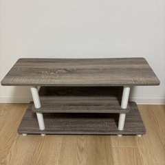 【美品】テレビ台　グレー