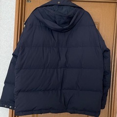 （お譲り完了）差し上げます　ダウンジャケット　メンズ　Ｌ　紺　ネイビーの画像
