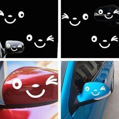 サイドミラー用カーステッカーの画像