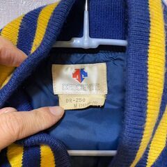 vintage デサント製　スタジャン　ネイビーの画像