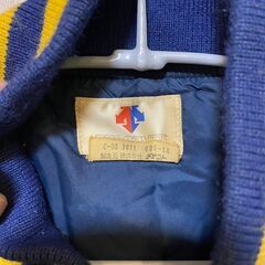 vintage デサント製　スタジャン　ネイビーの画像