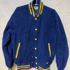 vintage デサント製　スタジャン　ネイビー