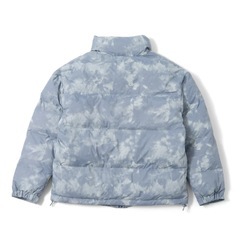 bless ü ダウンジャケット　Lサイズ　blue &whiteの画像