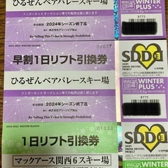 交渉中
リフト券セット(ひるぜんベアバレー&マックアース関西6)...