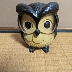 フクロウ貯金箱