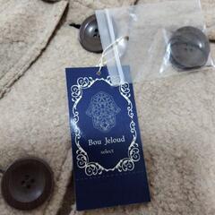 未使用　フード付きコート　Mサイズの画像