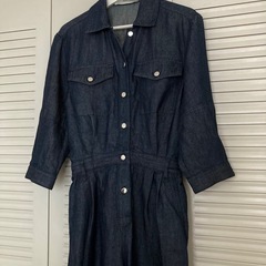 CYCLAS シクラス　オーバーオール　セットアップ　デニム　つなぎ　美品　34の画像