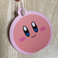 【新品・タグ付き】カービィ ★ フェイスマスコット　ゴムはひも付ぬいぐるみ　人気の画像