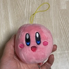 【新品・タグ付き】カービィ ★ フェイスマスコット　ゴムはひも付ぬいぐるみ　人気の画像