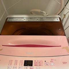 決まりました Haier ハイアール 全自動電気洗濯機 JW-U55HKの画像