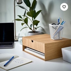 【値下げ！美品】IKEAミニチェスト/収納/ウッドの画像