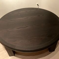 【値下げしました】ニトリ　丸形こたつ(105cm)布団、敷マットセットの画像