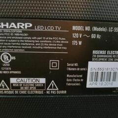 値下げしました！大迫力！ ★ SHARP 55型 4Kテレビ ★の画像