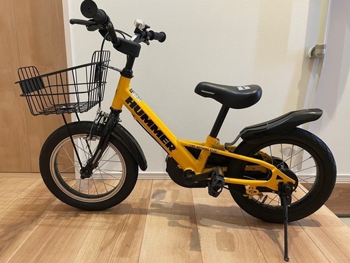 子供用自転車　ハマーキッズ14-TZ（イエロー）