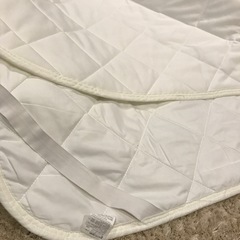 イオン トップバリュ ベッドパッド 140×200cm ダブルサイズ 2枚セットの画像