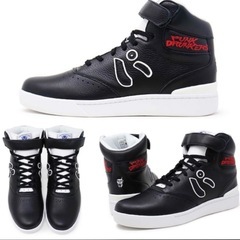 【未使用】Sangacio にゅ×PDS HI 『パ』 BLACK PUNK DRUNKERS 27cm コラボスニーカー パンクドランカーズ サンガッチョの画像