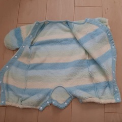 ロンパース　モコモコ　60センチの画像